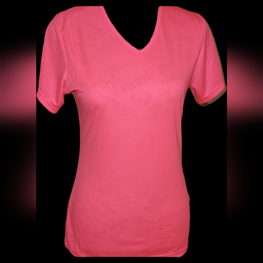 Blue Generatuon  Women's Pink V-Neck Top Small Size